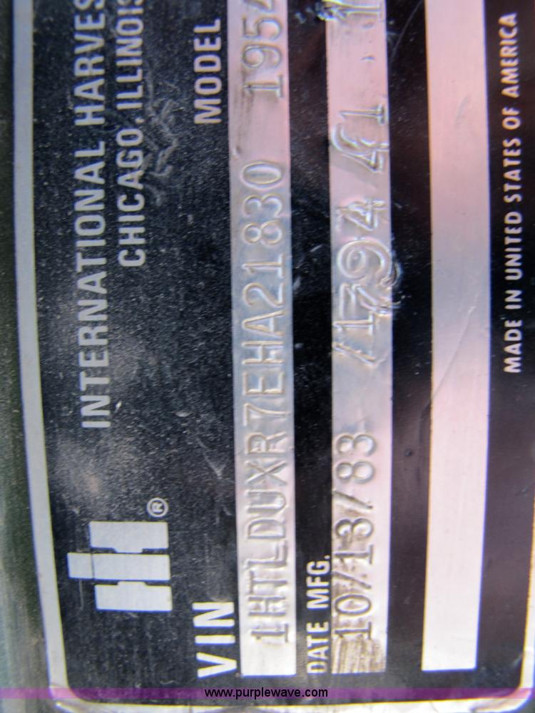 image for item 5311 1984 International 1954 dump truck