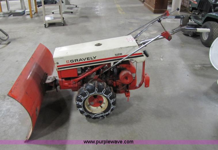 image for item 5322 Gravely 526 snow plow