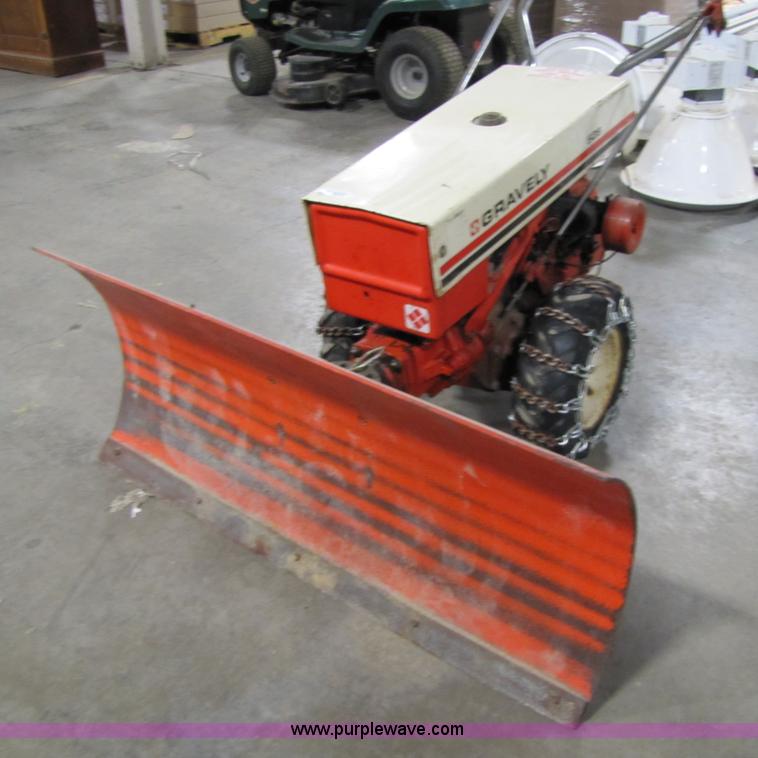 image for item 5322 Gravely 526 snow plow