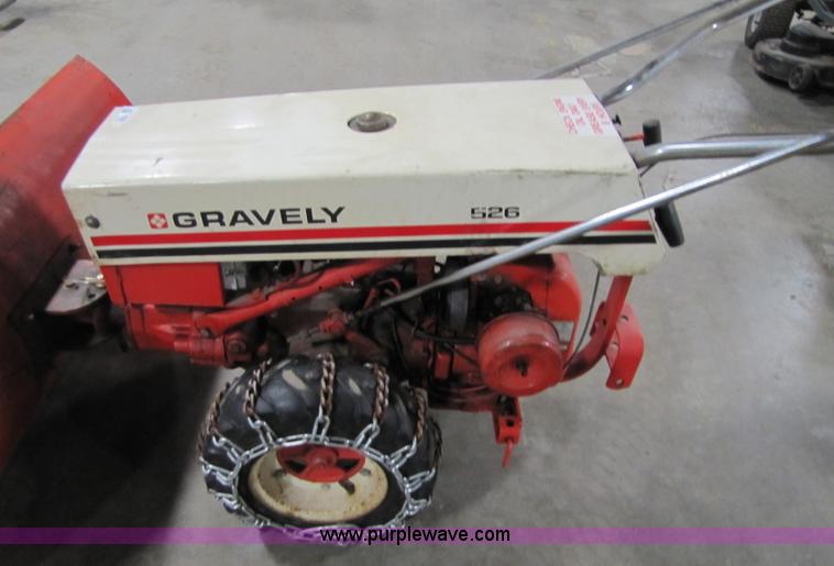 image for item 5322 Gravely 526 snow plow