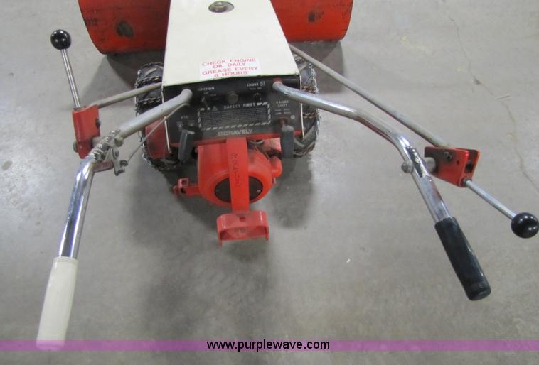 image for item 5322 Gravely 526 snow plow