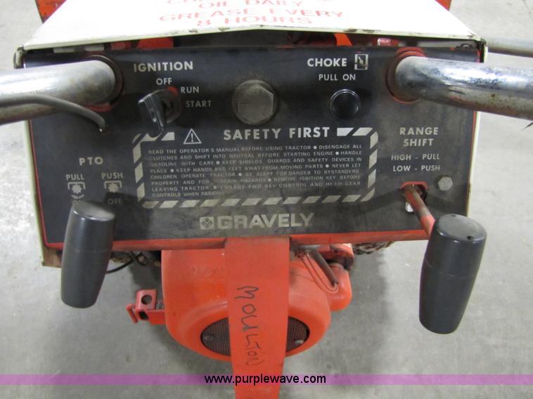 image for item 5322 Gravely 526 snow plow