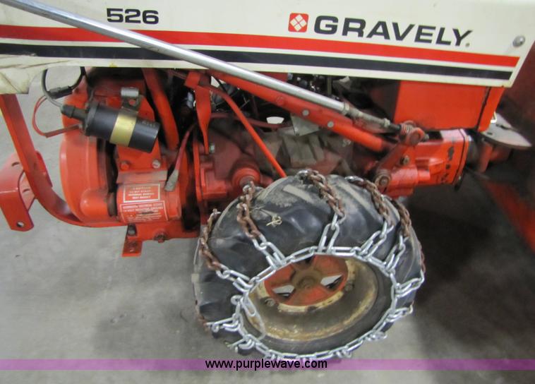 image for item 5322 Gravely 526 snow plow