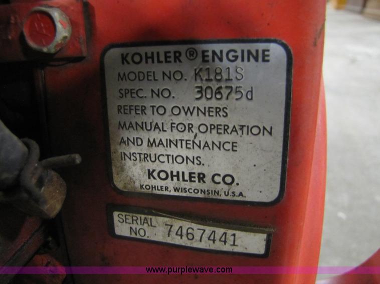 image for item 5322 Gravely 526 snow plow