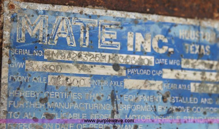 image for item 6500 1991 Mate aluminum dump trailer