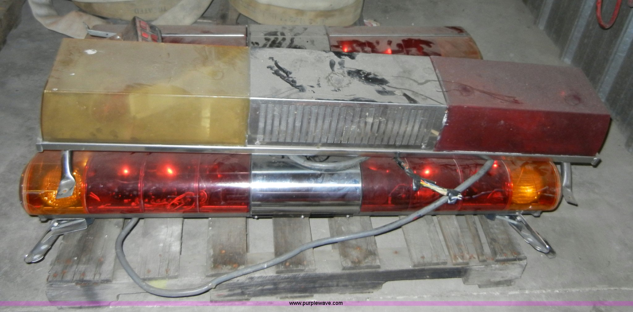 Assorted emergency vehicle light bars in Paxico, KS Item 2196 sold