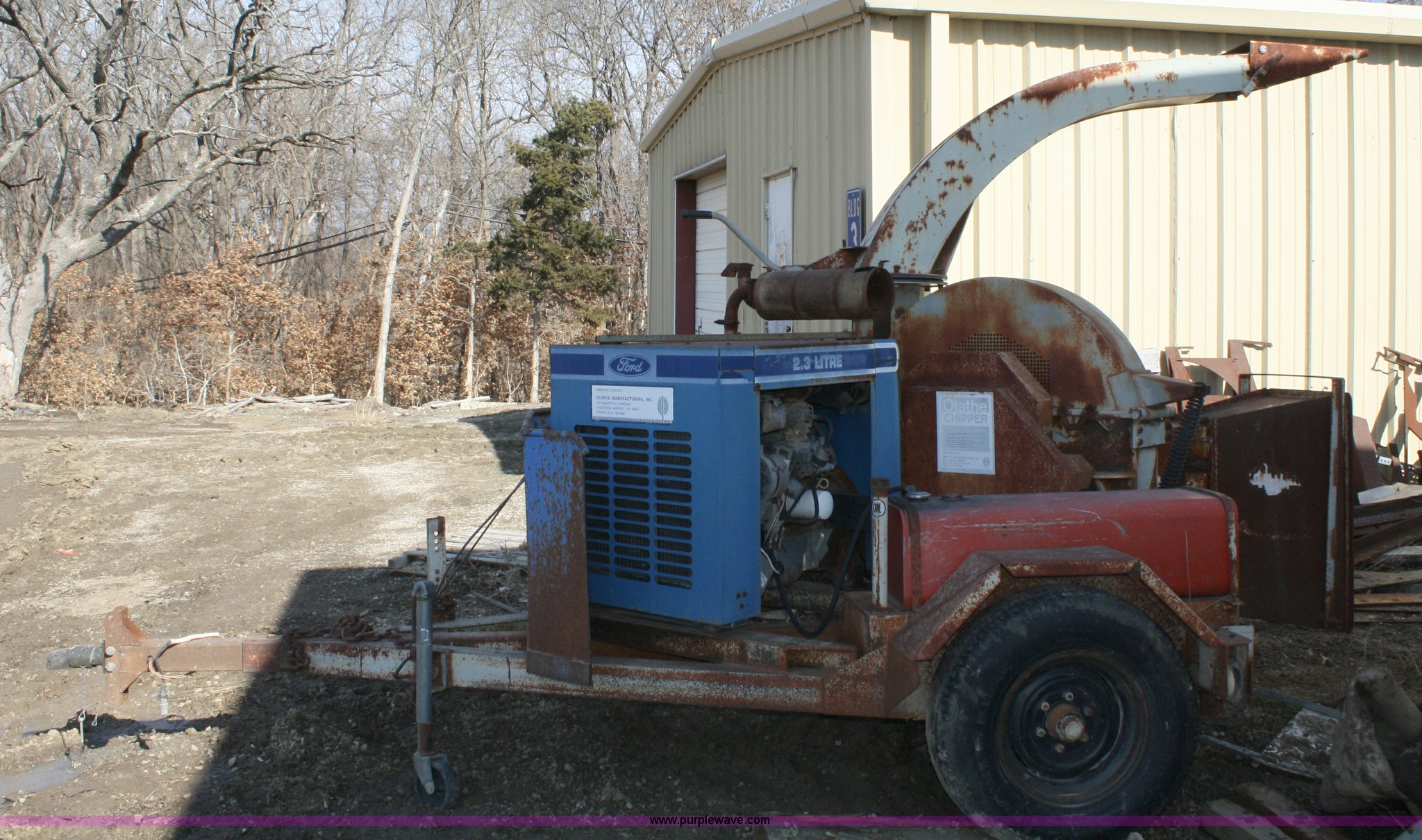 Olathe Manufacturing 984 wood chipper in Mound City, KS Item 4986
