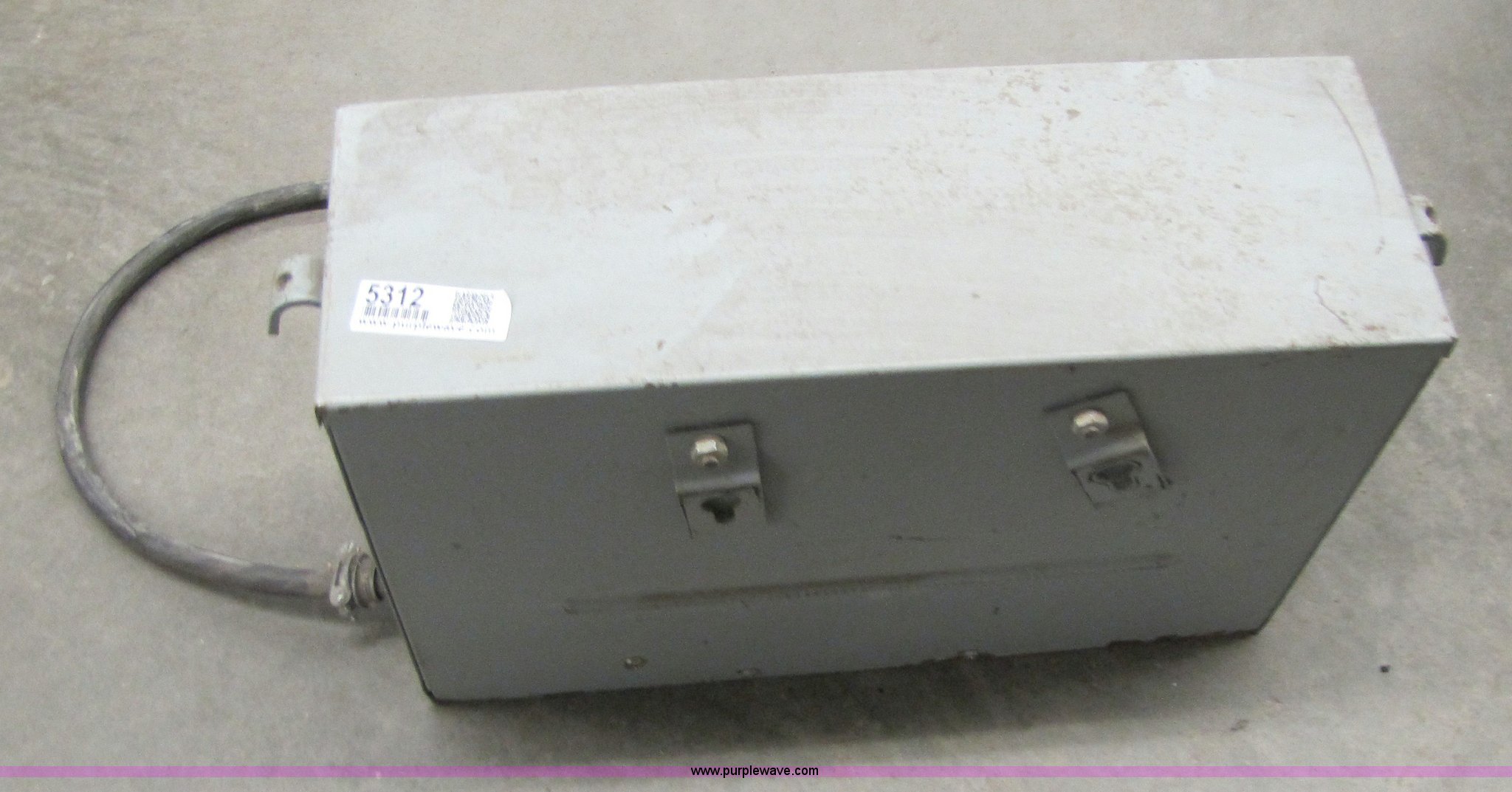 Acme transformer in Manhattan, KS Item 5312 sold Purple Wave