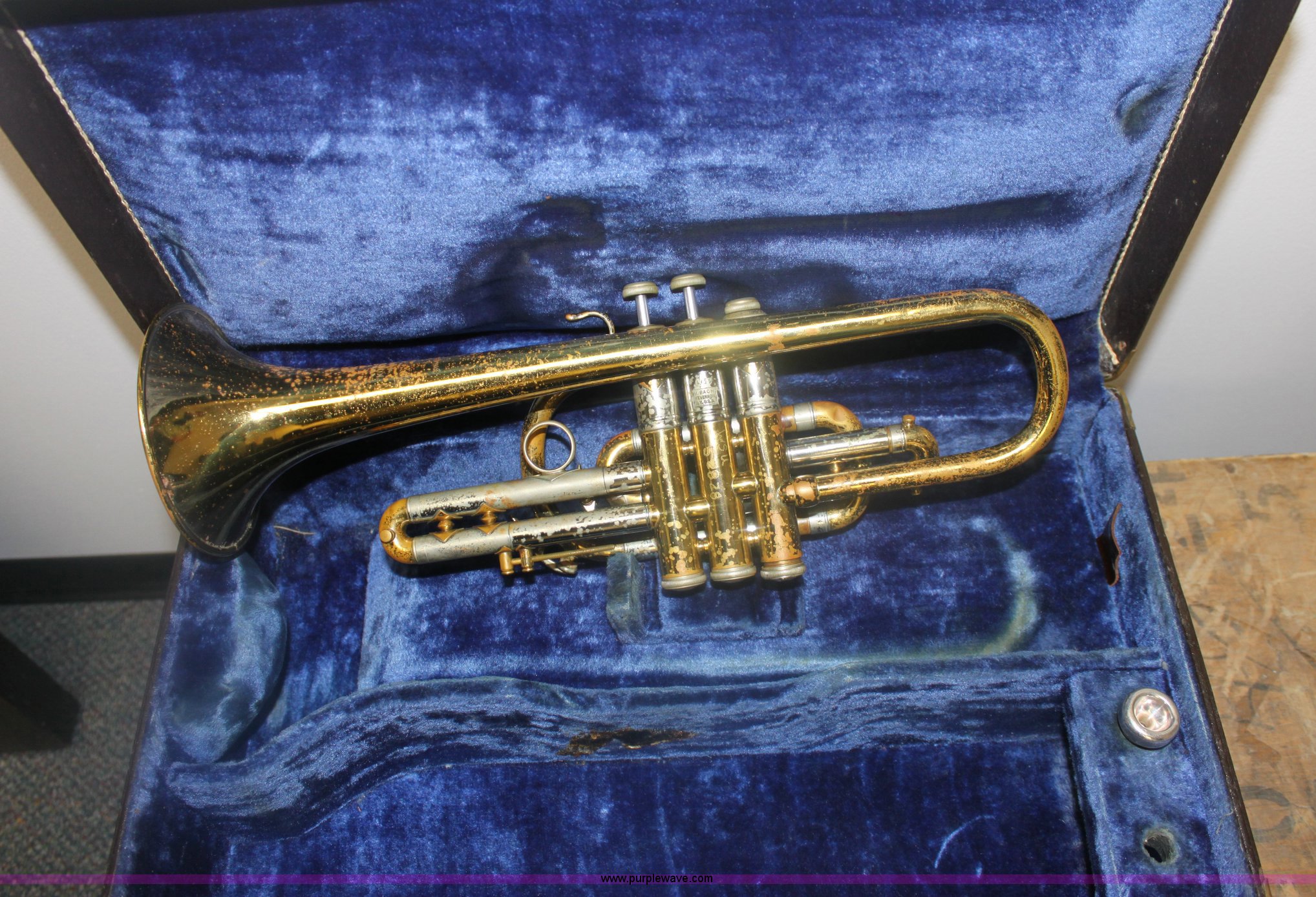 Bach Stradivarius trumpet in Wichita, KS Item 6314 sold Purple Wave