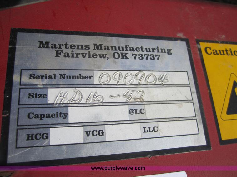 image for item 3205 Martins Mega Flex 16 bar harrow