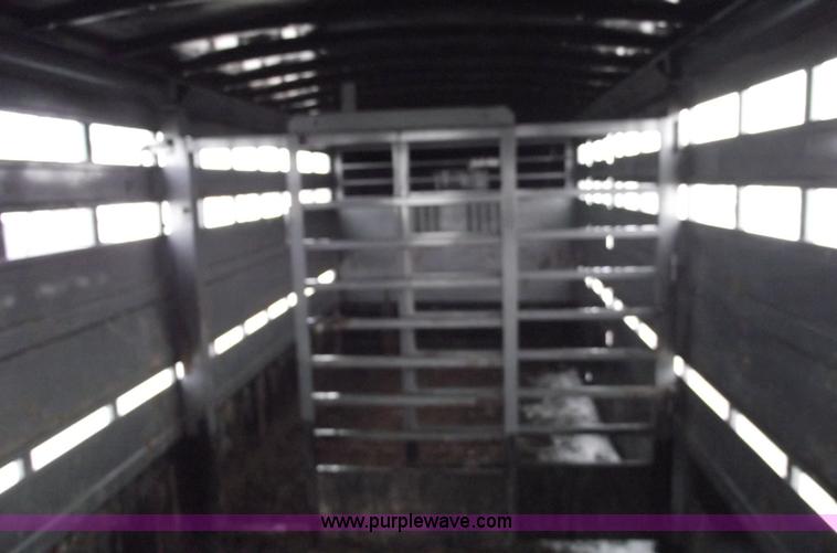 image for item 5369 2007 Titan triple axle stock trailer