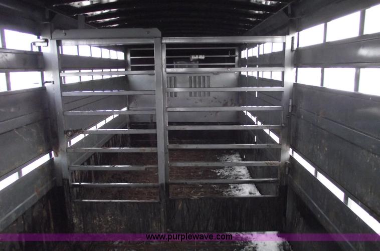 image for item 5369 2007 Titan triple axle stock trailer