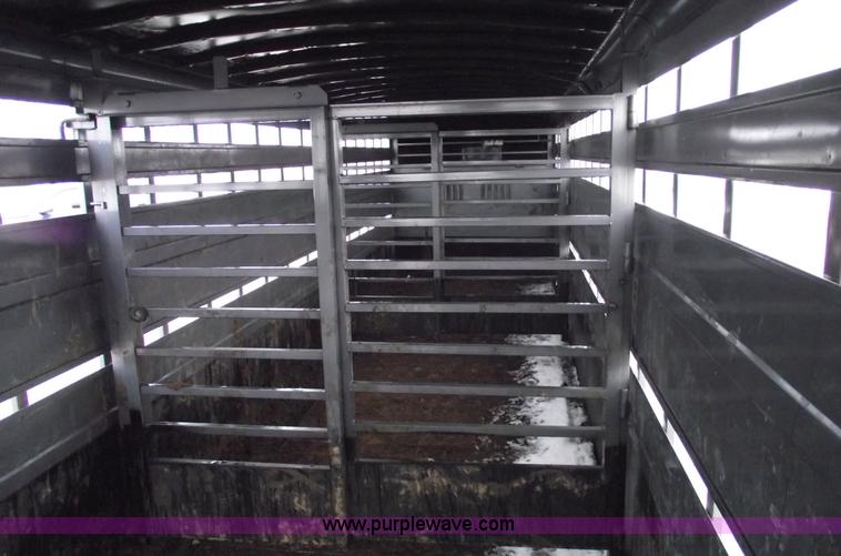 image for item 5369 2007 Titan triple axle stock trailer