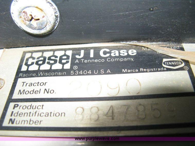 image for item 8209 1979 Case 2090 cab tractor