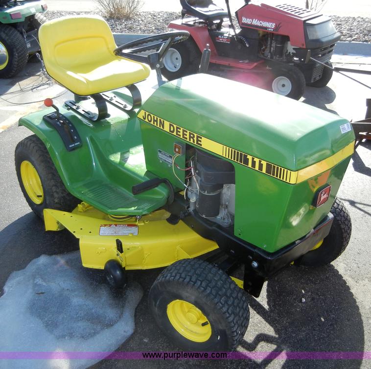 image for item 2223 John Deere 111 lawn mower