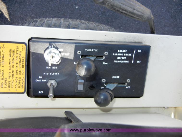 image for item 2224 Grasshopper 411 zero turn riding lawn mower