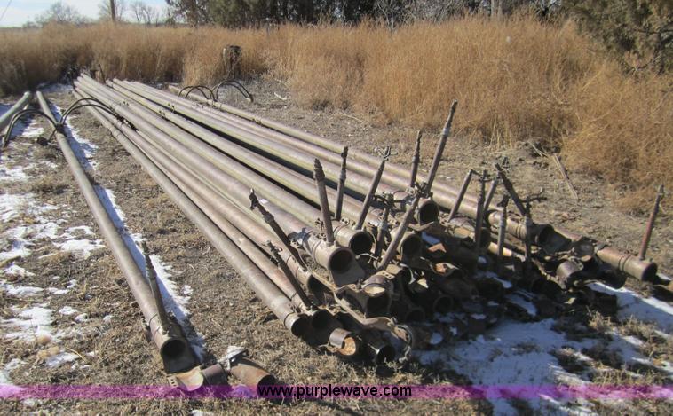 image for item 3205 (30) Wade Rain towline 4" aluminum sprinkler sections