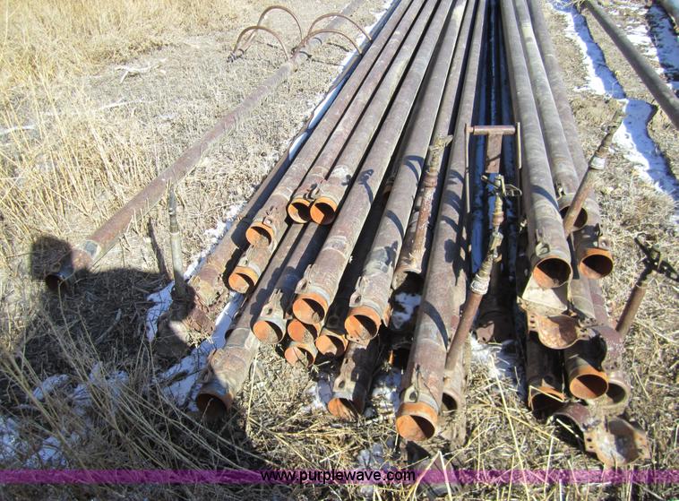 image for item 3205 (30) Wade Rain towline 4" aluminum sprinkler sections