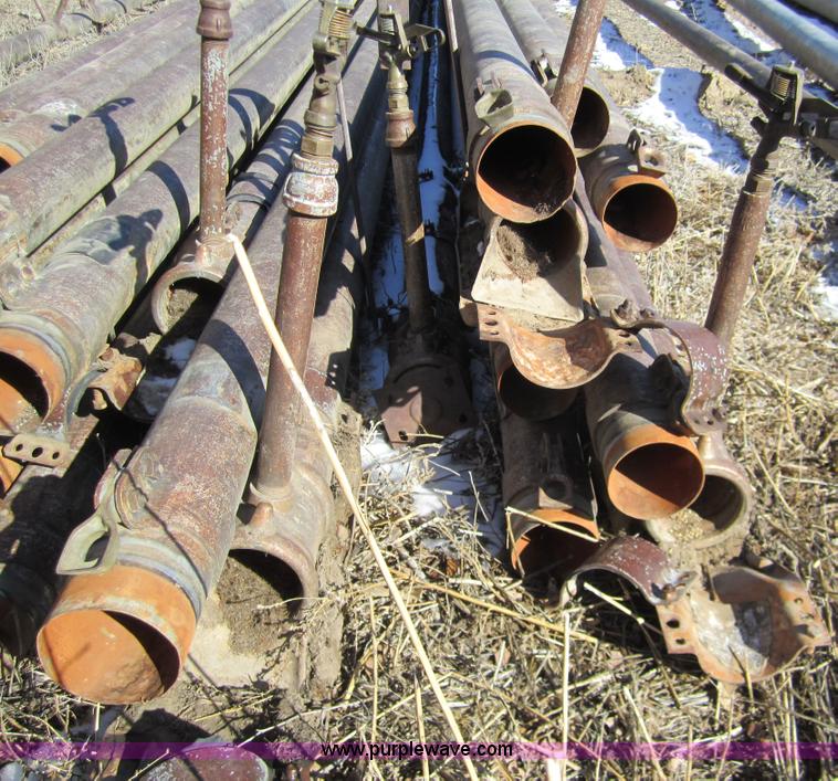 image for item 3205 (30) Wade Rain towline 4" aluminum sprinkler sections