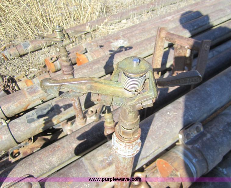 image for item 3205 (30) Wade Rain towline 4" aluminum sprinkler sections