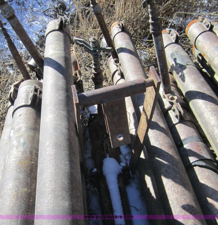 image for item 3205 (30) Wade Rain towline 4" aluminum sprinkler sections