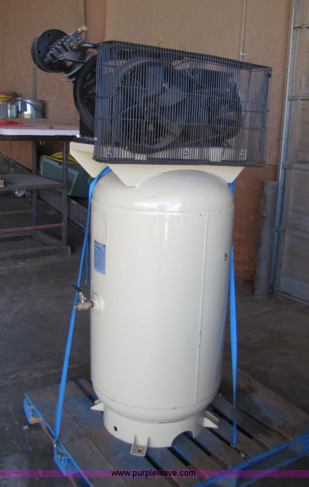 image for item 5198 Ingersoll Rand 2475 80 gallon vertical air compressor