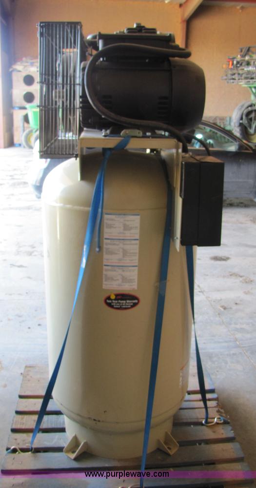 image for item 5198 Ingersoll Rand 2475 80 gallon vertical air compressor