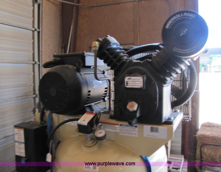 image for item 5198 Ingersoll Rand 2475 80 gallon vertical air compressor