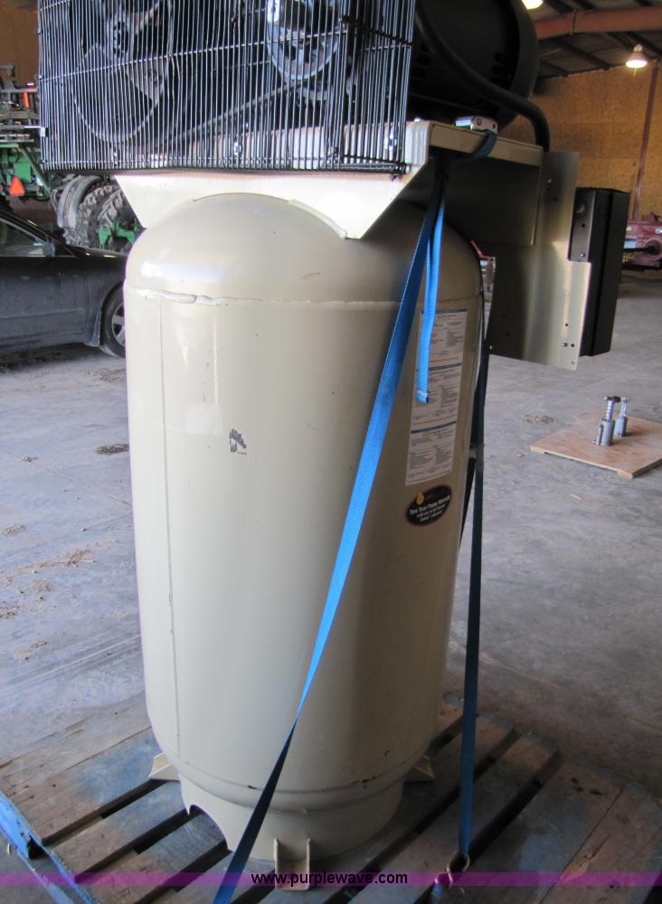 image for item 5198 Ingersoll Rand 2475 80 gallon vertical air compressor