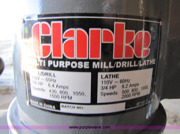 image for item 5234 Clarke multi purpose mill/drill/lathe