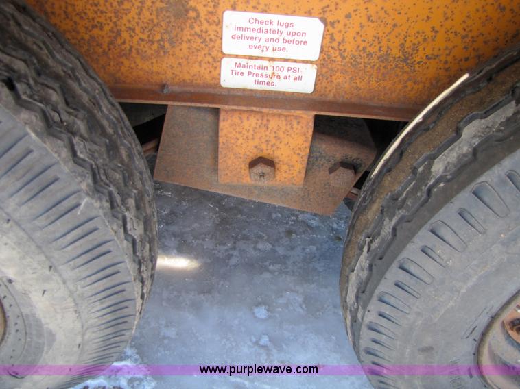 image for item 5304 1990 Econoline 22' flatbed trailer