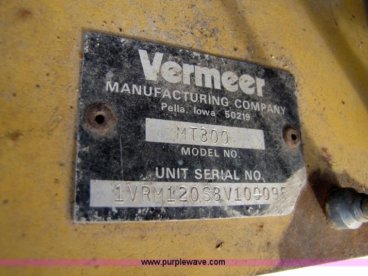 image for item 5353 (2) Vermeer MT300