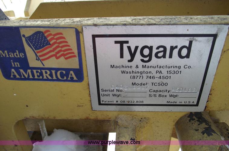 image for item 5423 Tygard layer picking forklift attachment