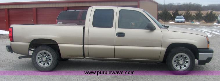 image for item 6837 2006 Chevrolet Silverado extended cab four door pickup truck