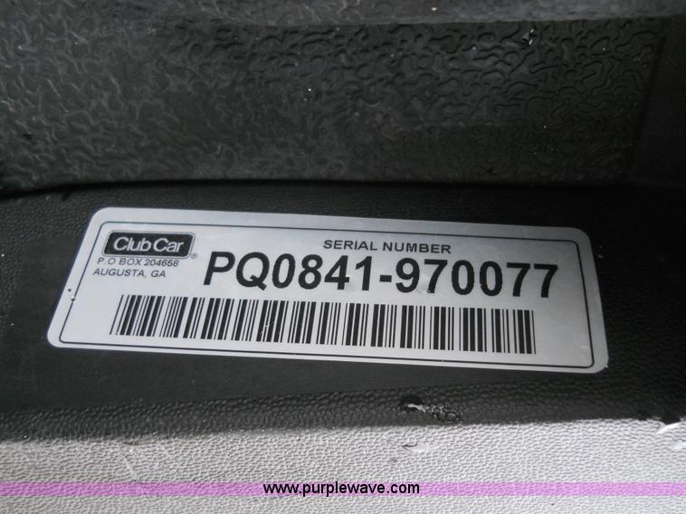 image for item 7781 2008 Ingersoll Rand Club Car golf cart