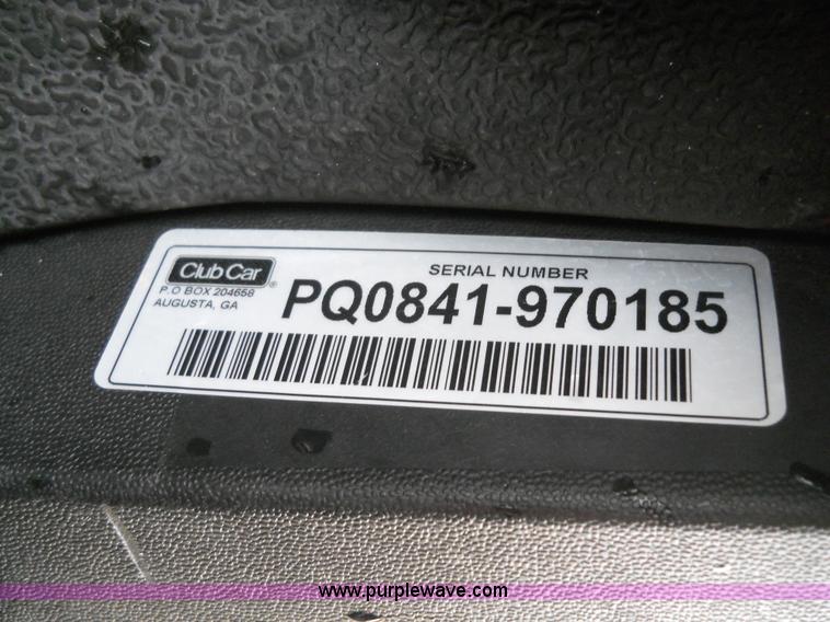 image for item 7783 2008 Ingersoll Rand Club Car golf cart