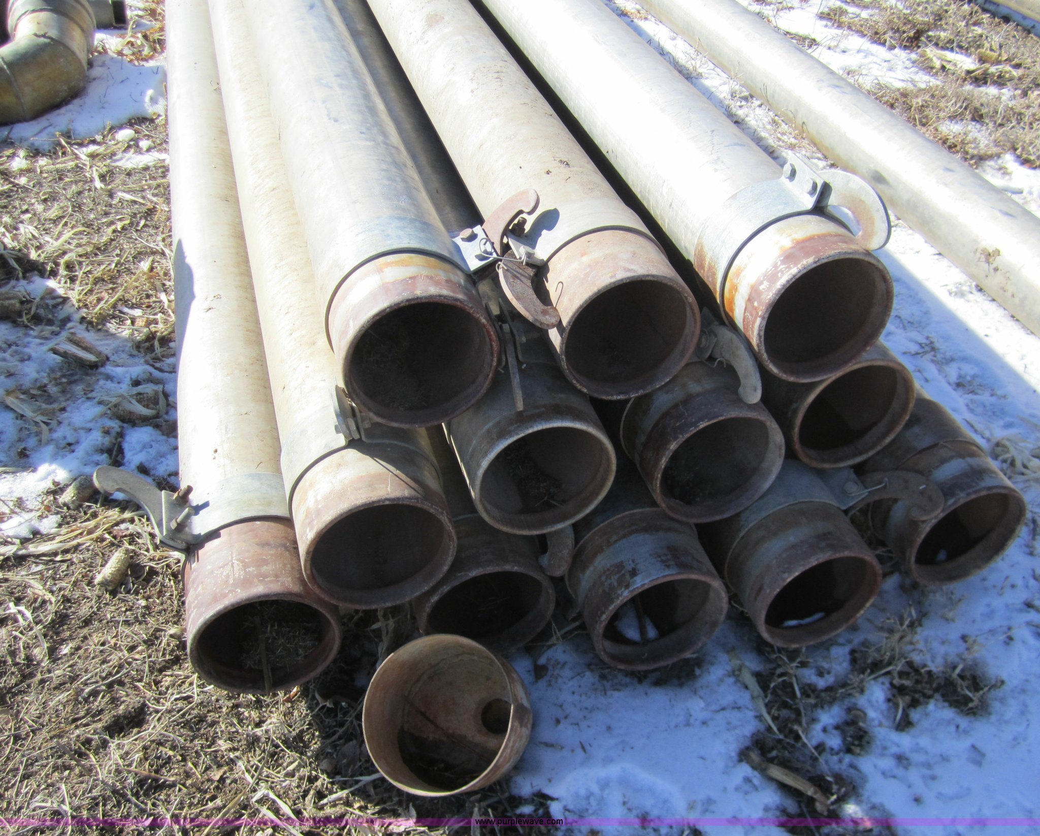 6" aluminum main line irrigation pipe in Stratton, NE Item 3204 sold