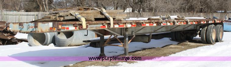 image for item 4840 1944 Wilson 40' flatbed trailer