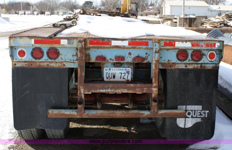 image for item 4840 1944 Wilson 40' flatbed trailer