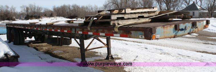 image for item 4840 1944 Wilson 40' flatbed trailer