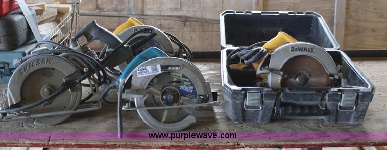 image for item 4844 (4) circular saws