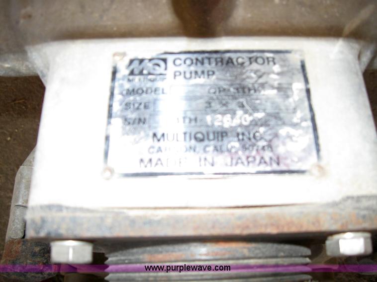 image for item 4851 Multiquip QP-3TH 3x3 trash pump