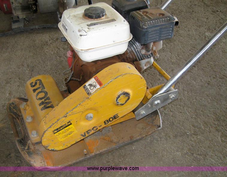image for item 4854 Stow VPC-80E plate compactor
