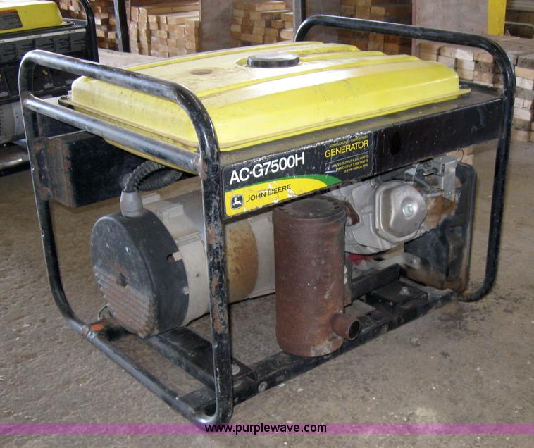 image for item 4855 John Deere AC-G7500H generator