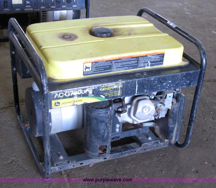 image for item 4856 John Deere AC-G7500H generator