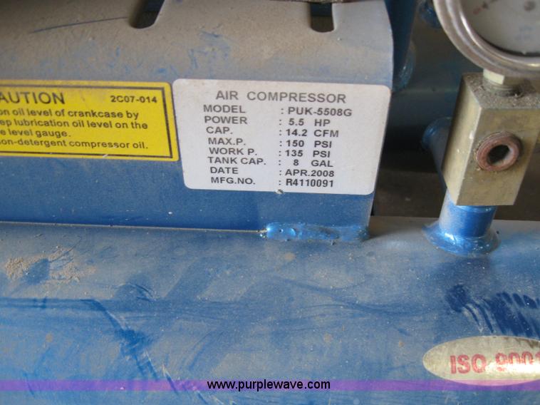 image for item 4857 Puma gas powered air compressor