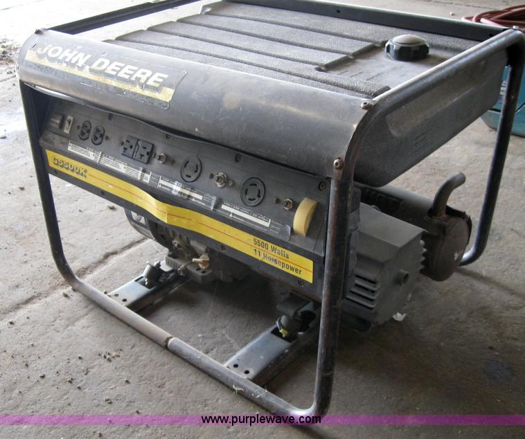 image for item 4859 John Deere G5500K generator