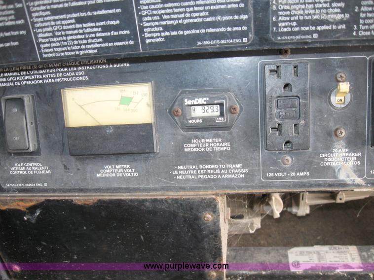 image for item 4860 John Deere AC-G7500H generator