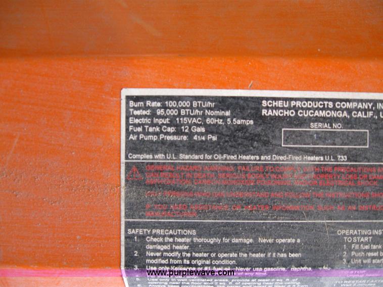 image for item 4861 All Pro space heater