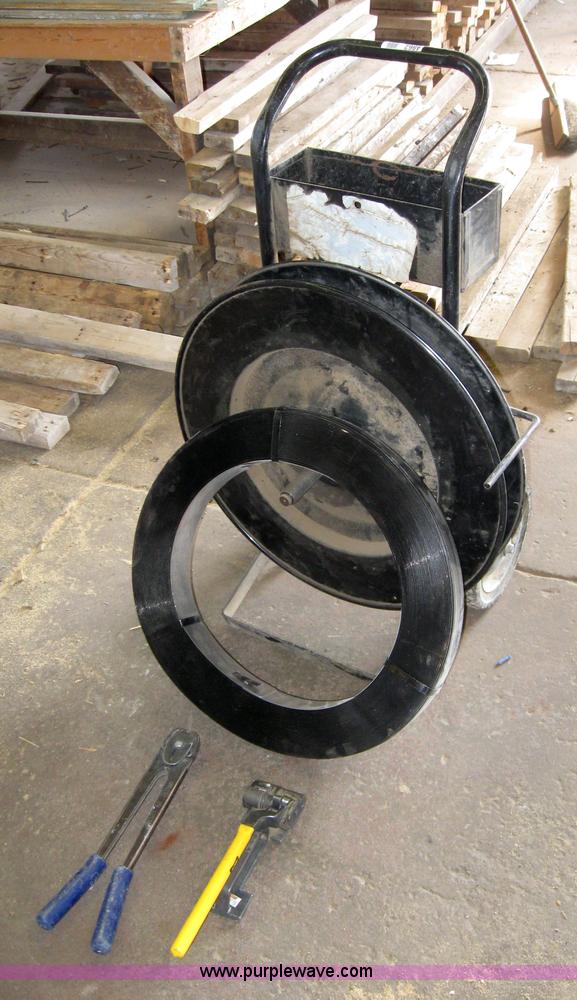 image for item 4862 Banding tools and cart